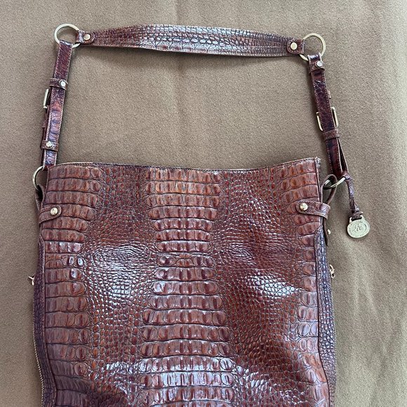 Brahmin Large Bucket Bag Pecan Melbourne - Picture 2 of 15